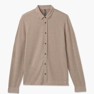 Vuori Long Sleeve Knit Twill Button Down (NWT)